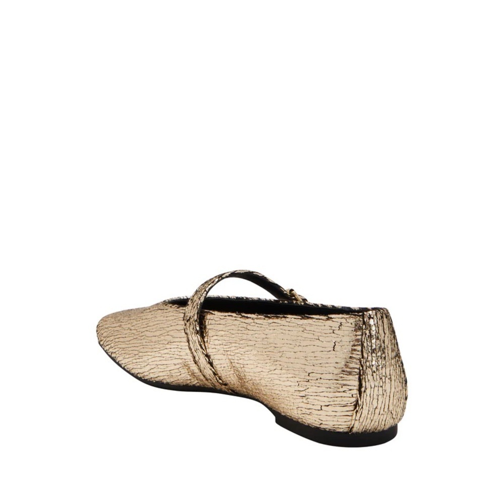 NEW Katy Perry Size 6.5 The Evie Mary Jane Shoe In Gold Metallic Glass Glamorous - Picture 2 of 8